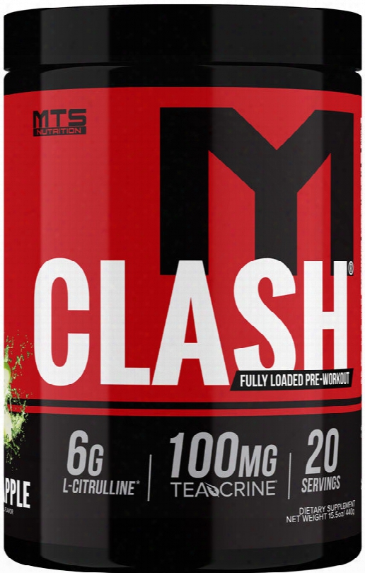 Mts Nutrition Clash - 20 Servings Green Apple
