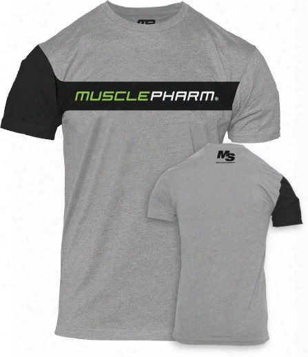 Musclepharm Opposition Sleeve T-shirt - Grey Medium