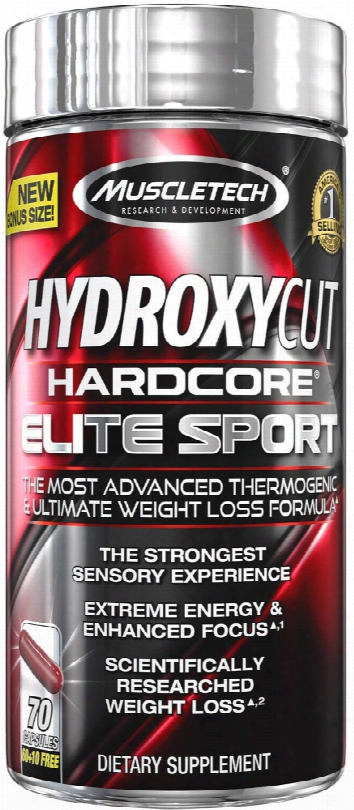 Muscletech Hydroxycut Hardcore Elite Sport - 70 Capsules