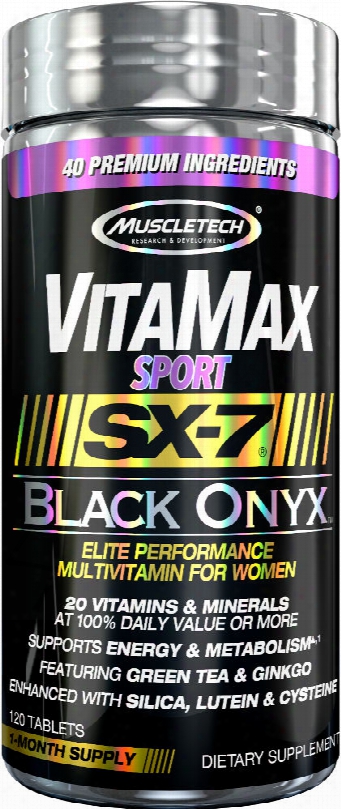 Muscletech Vitamax Sport Sx-7 Black Ontx For Women - 120 Tablets