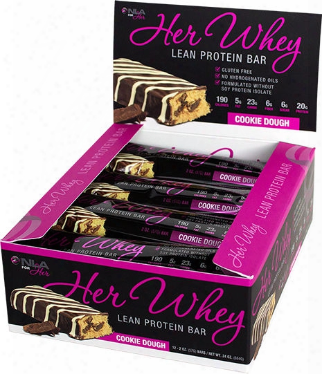 Nla For Her Her Whey Bar - Box Of 12 Cookie Dough