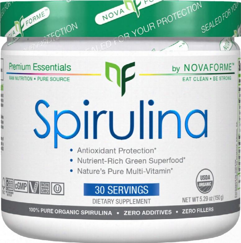 Novaforme Spirulina Comminute - 30 Servings Unflavored