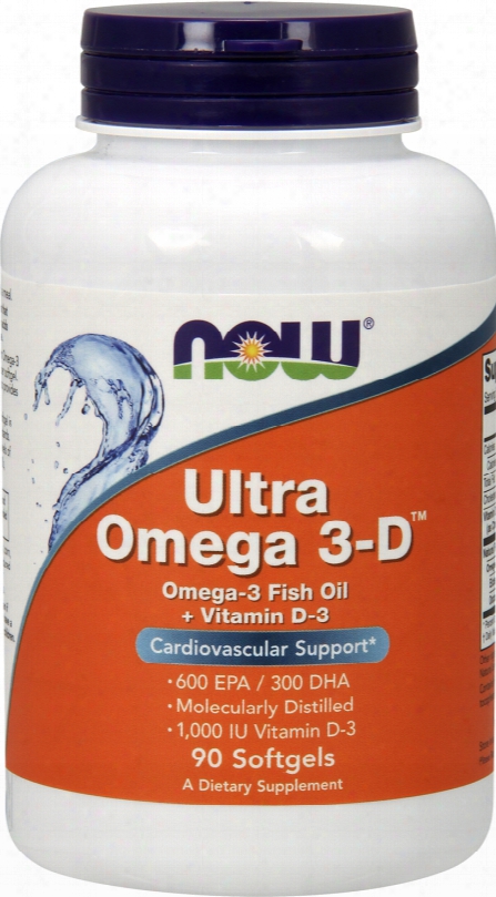 Now Foods Ultra Omega 3-d - 90 Softgels