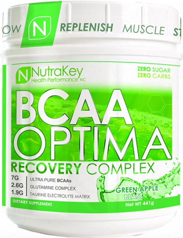 Nutrakey Bcaa Optima - 30 Servings Green Apple Blast