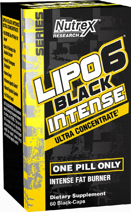 Nutrex Lipo-6 Blac Intense Ultra Concentrate - 60 Black-caps