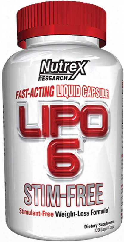 Nutrex Lipo-6 Stim-free - 120 Liquid Capsules