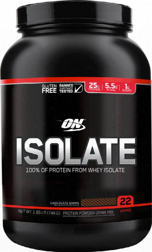 Optimum Nutrition Isolate - 1.65lbs Chocolate Milkshake