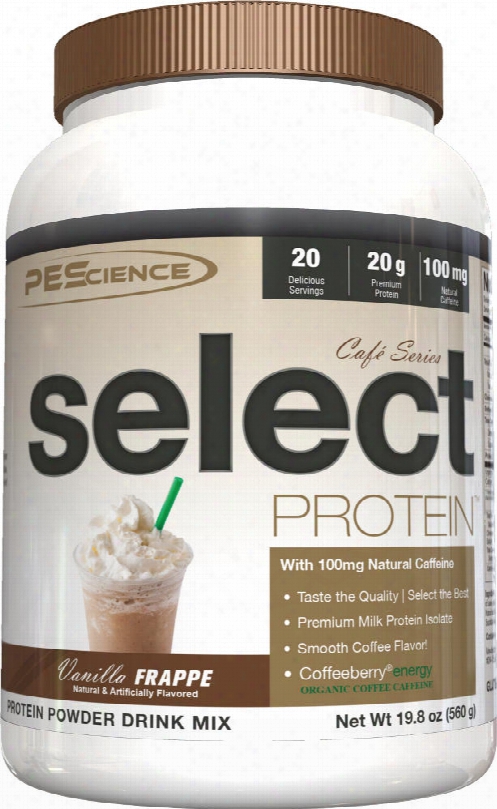 Pescience Select Protein Cafe Series - 20 Servings Vanilla Frappe