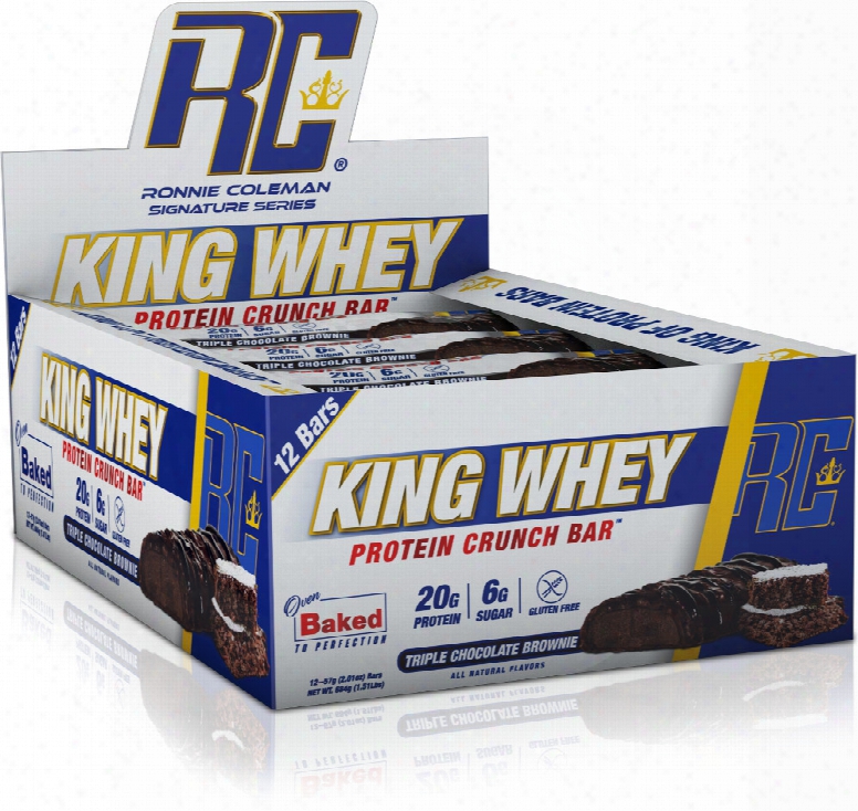 Ronnie Coleman Signature Series King Whey Protein Crunch Bar - Box Of