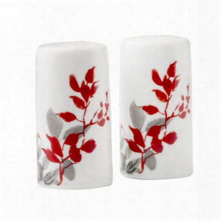 Salt & Pepper Set Coordinates W/ Corelle Kyoto Leaves