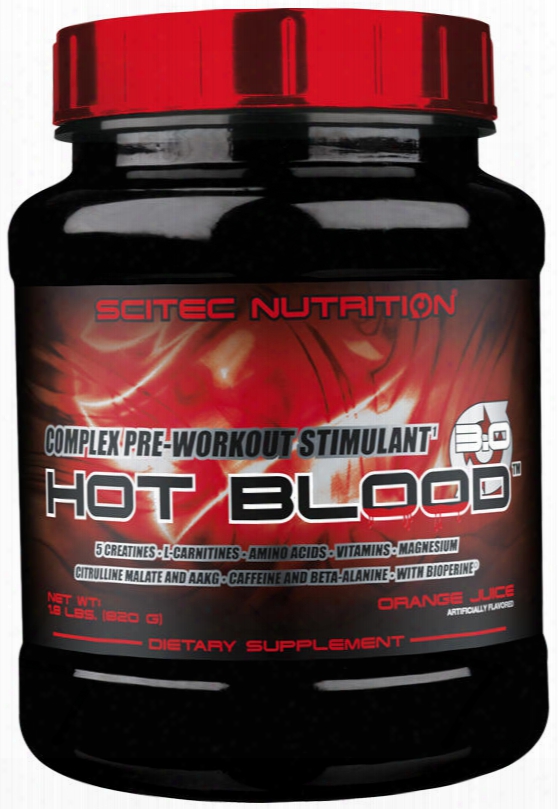 Scitec Nutrition Hot Blood - 41 Servings Orangejuice