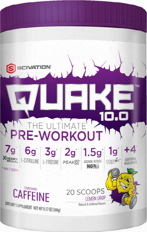 Scivation Quake 10.0 - 20 Servings Lemon Drop