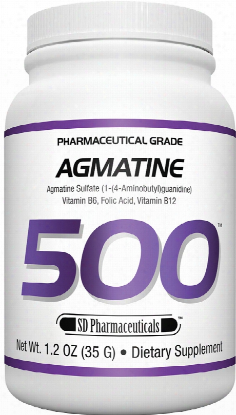 Sd Pharmaceuticals Agmatine 500 - 35g Unflavored