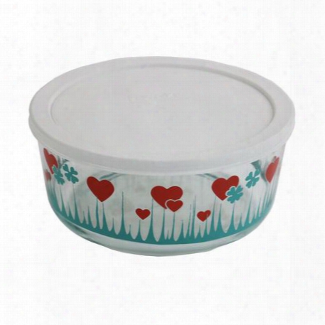 Simply Store 1 Cup Lucky In Love Storage Dish W/ Lid