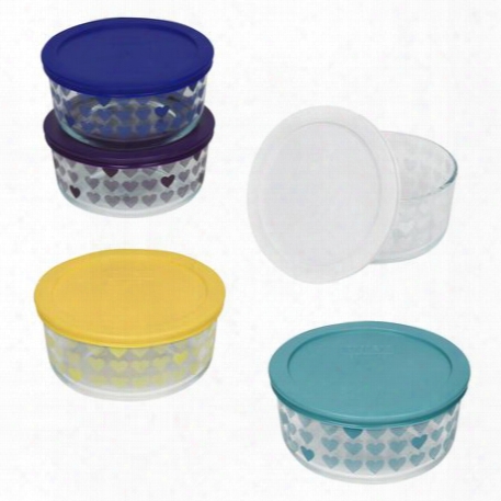 Simply Store 10-pc Hearts 4 Cup Storage Set W/ Lids