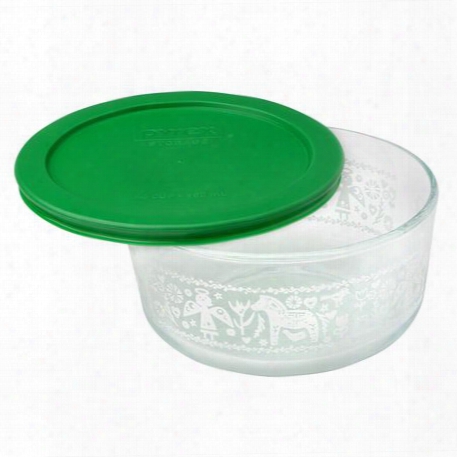 Simply Storeã‚â® 4 Cup Sweater Storage Dish W/ Green Plastic Lid