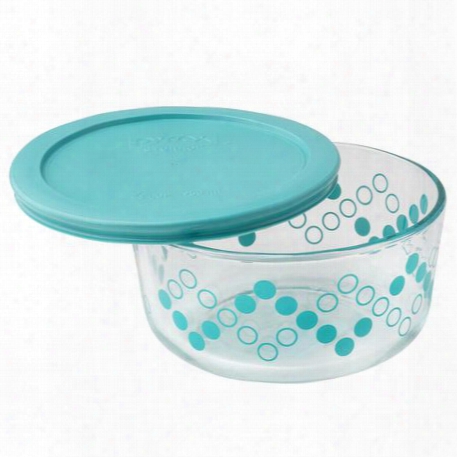 Simply Store 4 Cup Turquoise Storage Dish W/ Lid