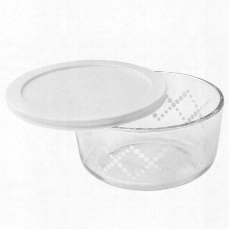 Simply Store 4 Cup White Shooting Star Storage Dish W/ Lid