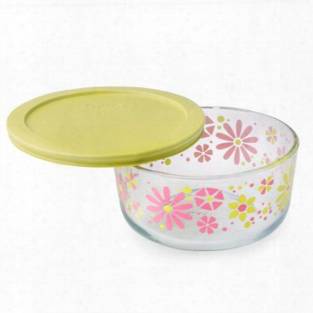 Simply Store Petal Power 4-cup Storage Dish W/ Lid