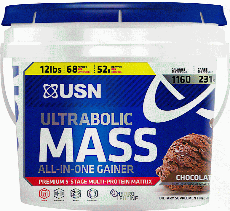 Usn Ultrabolic Mass - 12lbs Chocolate