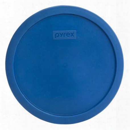 2.5-qt Round Plastic Lid, Lake Blue