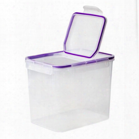 Airtight Food Storage 17 Cup Rectangular Container W/ Fliptop Lid