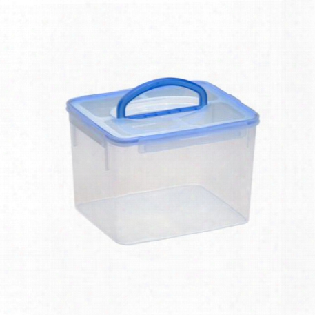 Airtight Food Storage 29-cup Rectangular Container W/ Handle