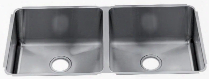 Classic Collection 003238 18" Undermount Kitchen Sink In 16ga Stainless Steel Material In Brushed
