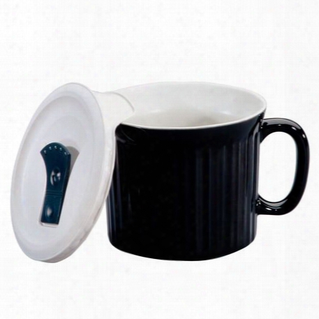 Colours Pop-ins Licorice 20-oz Mug W/ Vented Lid