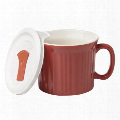 Colours Pop-ins Red Clay 20-oz Mug W/ Vented Lid