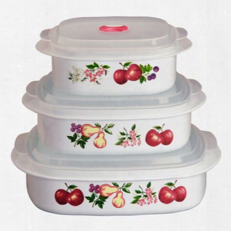 Coordinates Chutney 6-pc Microwave Set