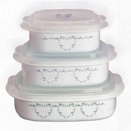 Coordinates Country Cottage 6-pc Microwave Set