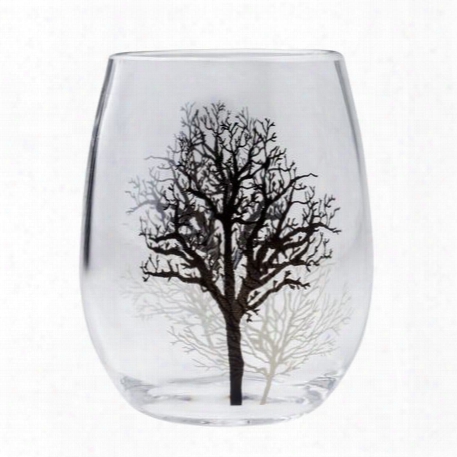 Coordinates Timber Shadows 16-oz Acrylic Stemless Wine Tumbler