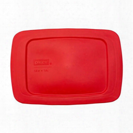 Easy Grab 1.5-qt Red Rectangle Loaf Pan Plastic Cover