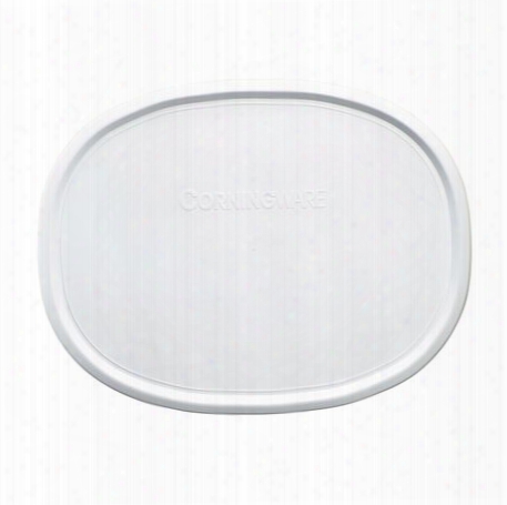 French White 1.5-qt Oval Plastic Lid