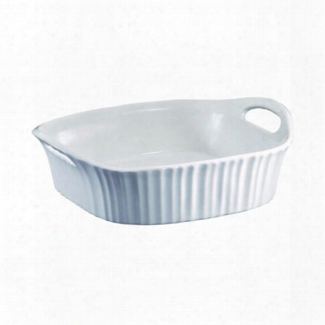 French White 8€￾ Square Baking Dish