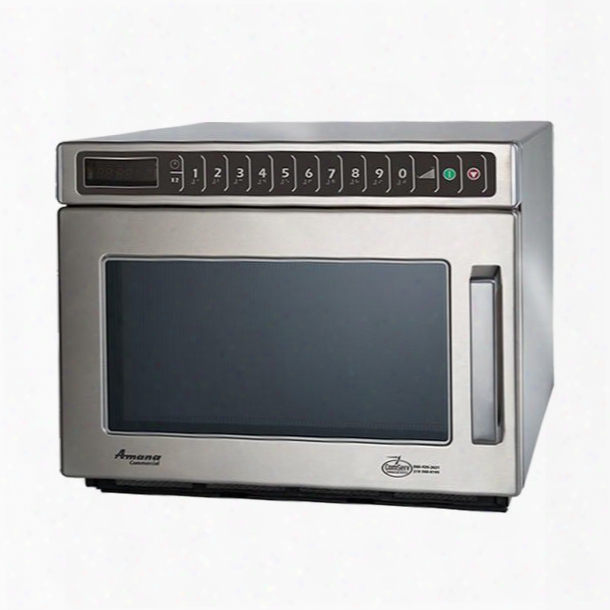 Hdc182 Commercial Microwave Oven With 0.6 Cu. Ft. Capacity 11 Power Levels 100 Programmable Menu 4 Stage Cooking In Stainless