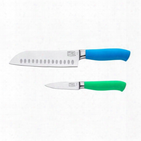 Kinzie Colors␞ 2-pc Santoku / Paring Knife Set