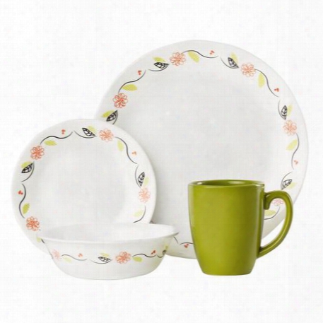 Livingware␞ Tangerine Garden 16-pc Set