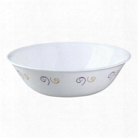 Livingware␞ Violet Dance 1-qt Serving Bowl