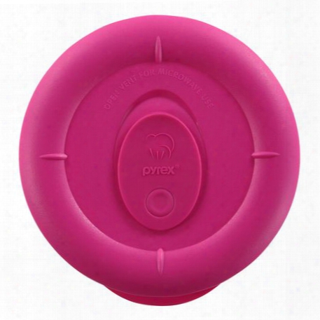 Pro 1.67 Cup Round Plastic Lid, Berry