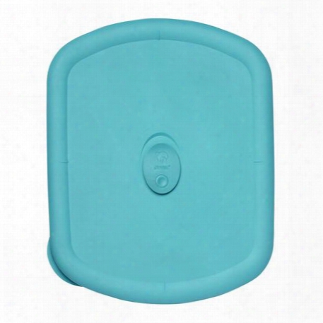 Pro 3-qt Rectangular Plastic Lid, Turquoise