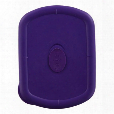 Pro 5 Cup Rectangular Plastic Lid, Plum