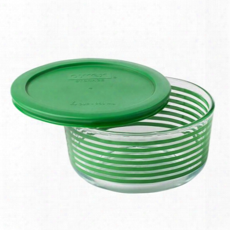 Simply Store 4 Cup Green Lane Storage Dish W/ Lid