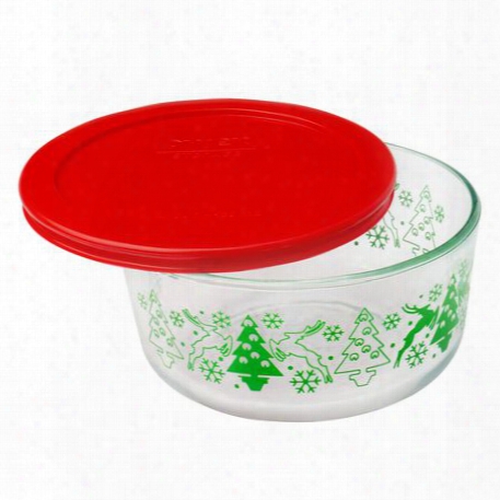 Simply Store 4 Cup Prancer W/ Red Plas Tic Lid