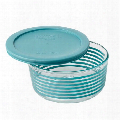 Simply Store 4 Cup Turquoise Lane Storage Dish W/ Lid