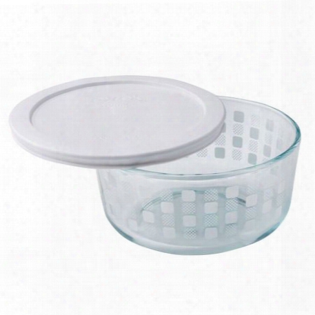 Simply Storeã‚â® 4 Cup White Squared Storage Dish W/ Lid