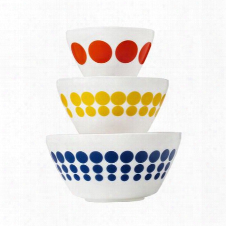 Spot On 3-pc Mixing Bowl Group, Inspired By Pyrex