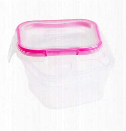 Total Solution␞ Plastic Food Storage 1.34 Cup, Square