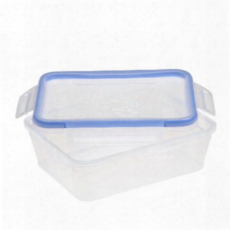 Total Solution␞ Plastic Food Storage 8.39 Cup, Rectangle